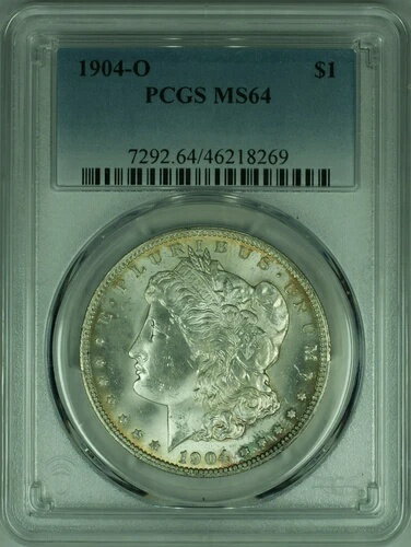 1904-O モルガン銀貨 PCGS MS-64 (47A)