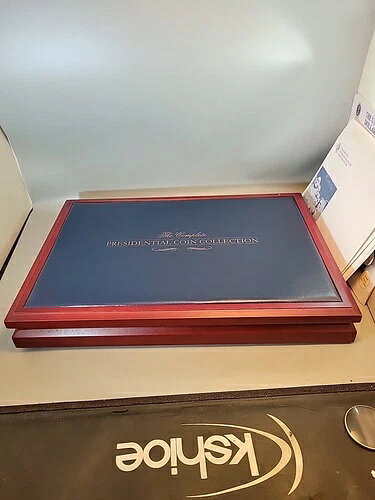 フランクリンミント - 24K 大統領コイン チェリーウッドディスプレイボックス（コイン4枚入り）