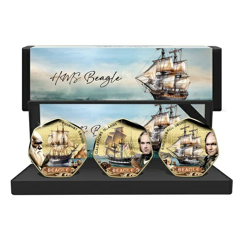찰스 다윈 HMS 비글 2025 금화 박스 세트 한정판 컬렉터스 아이템