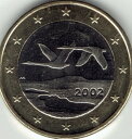 フィンランド 2ユーロ硬貨 ? 2002年 ? フライングスワンズデザ...(3)