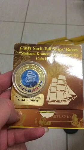 1999 shetland kroner cutty sark tall ships gold plated 925 silver coin ，coa商品についてコンポジションシルバー注意事項※以下の注意事項をご理解のうえ、ご購入ください■...
