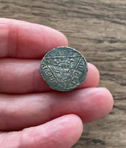 アイルランド、エドワード1世（1272-1307）。銀ペニー。ウォーターフォード造幣局。