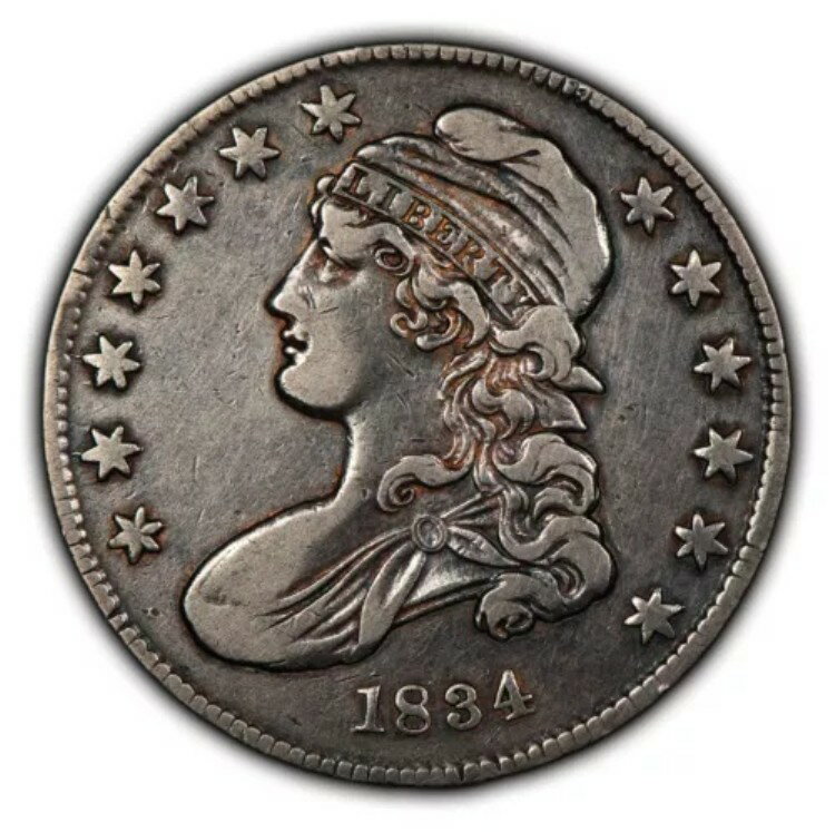 1834ǯ 50 åץɥХ С ϡե顼 -  - XF/AU - SKU-H2628