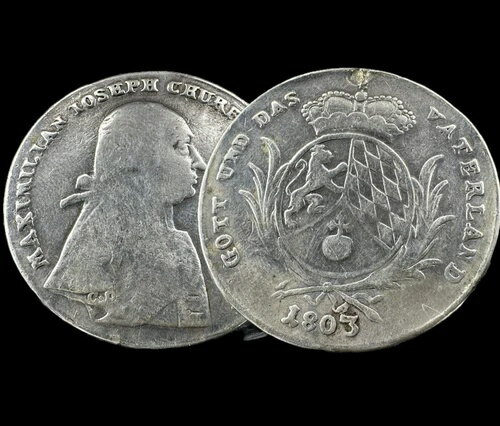 マクシミリアン4世ヨーゼフ バイエルン選帝侯 1803年 銀条約 ターラー ドイツ-
