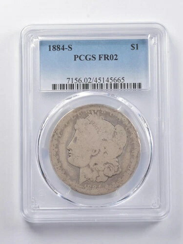 FR02 1884-S モルガン銀貨 PCGS *6886(3)