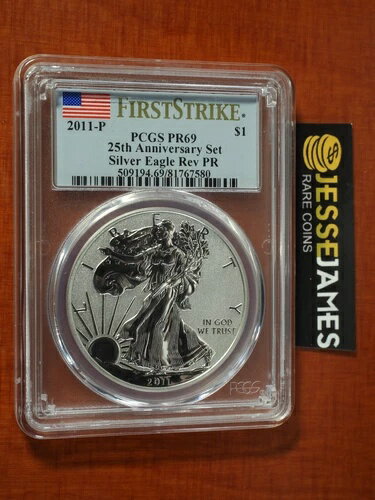 2011 P リバース プルーフ シルバー 