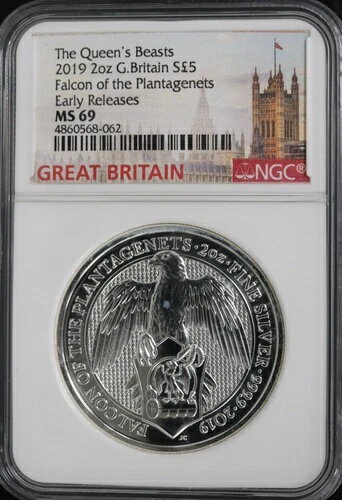 2019 NGC MS69 ꡼ 2 С 졼ȥ֥ƥ  ӡ ե륳 .9999