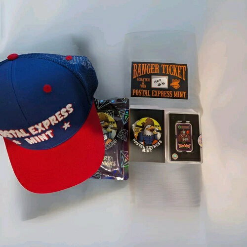 ポスタル エクスプレス ミント ハロウィーン 2024 ペニーフット #1 / 50 .999 シルバー 1 オンス バー ハット!