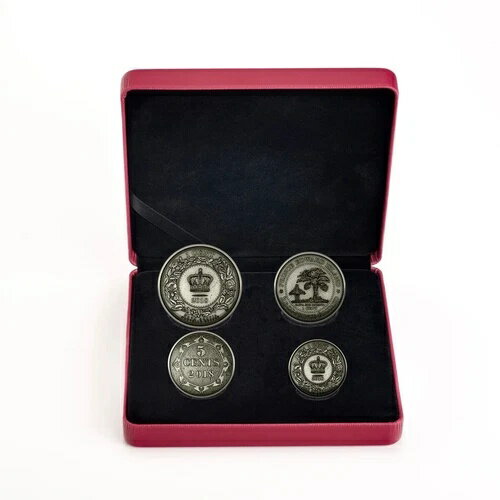 2018年 銀貨4枚セット - 大西洋植民地通貨（連邦成立以前）