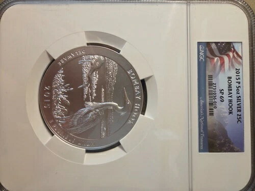 2015 P 5オンス シルバー ATB ボンベイフック SP69