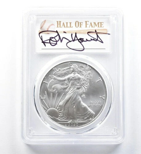 2020年 (P) アメリカンシルバーイーグル ロビン・ヨーント 緊急発行 FDOI MS70 PCGS *1284