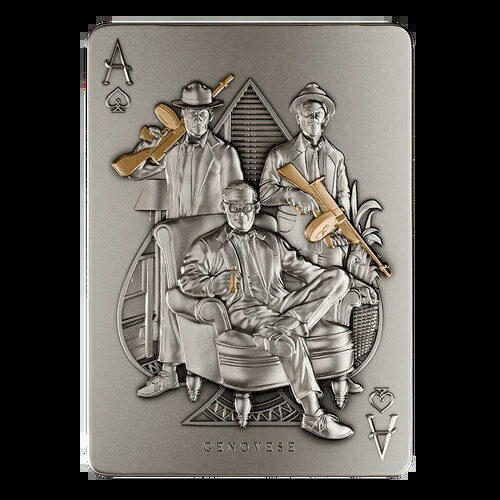 2025年 チャド・ジェノベーゼ犯罪一家 2オンス銀貨