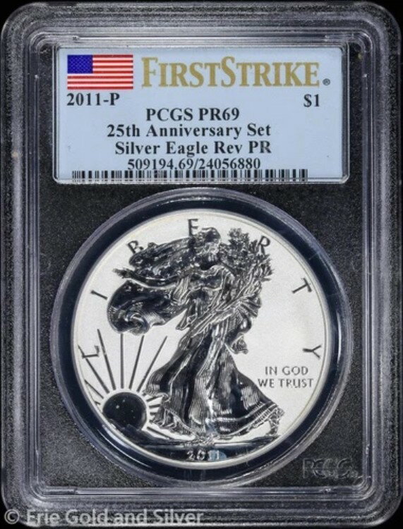 2011-P リバースプルーフ 1ドル アメ