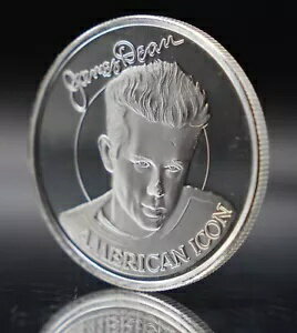 ジェームズ・ディーン アメリカン・バッドボーイ AMC スターステージスクリーン 1オンス 999 ファイン..