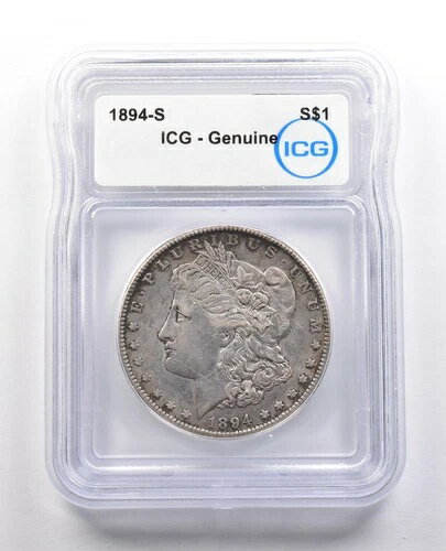 1894-S モルガン銀貨 本物 ICG *1035(3)