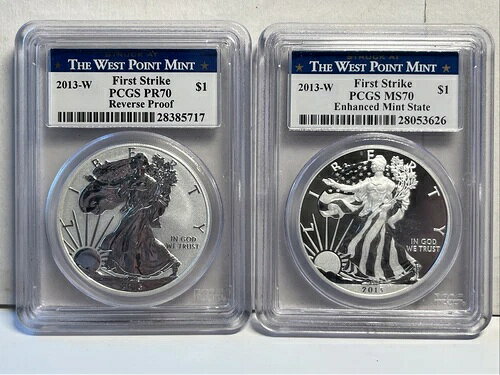 2013-W シルバーイーグル 2枚セット 