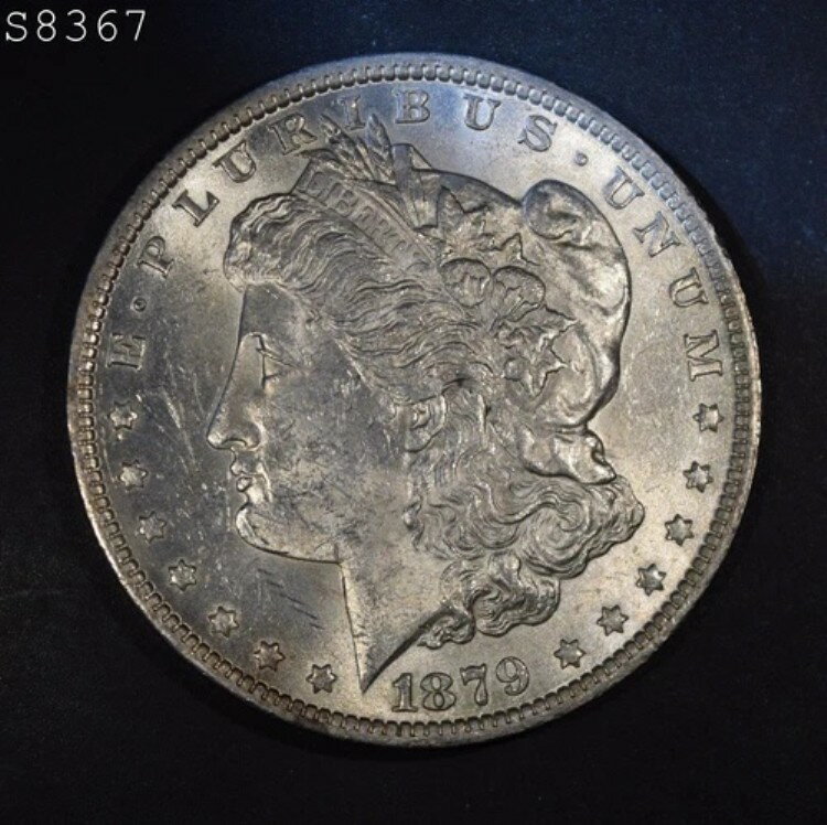 1879-O モルガン銀貨「CH BU」*1点目以降送料無料*