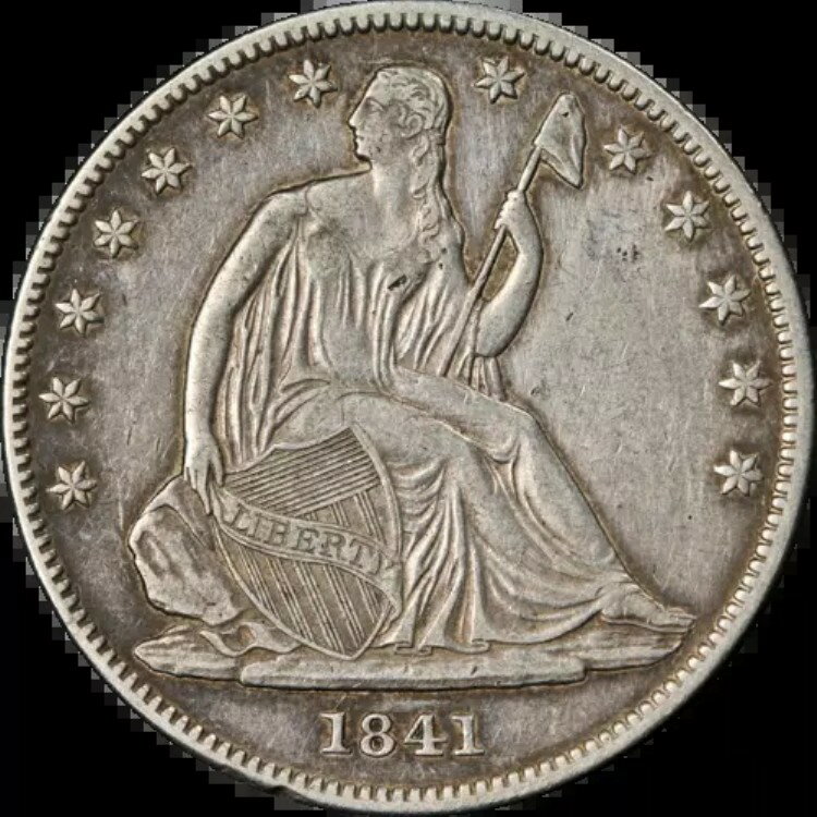 1841-O 座像ハーフダラー チョイス XF+