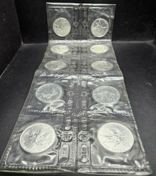 楽天市場】メイプルリーフ銀貨 10枚セットの通販