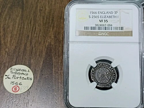 WORLD RESOURCEKINGŹۤ㤨֥ڥǥ꡼С åդ 1566ǯ ꥶ٥1 3ڥ 3ڥˡ NGC VF35 S 2565פβǤʤ178,200ߤˤʤޤ