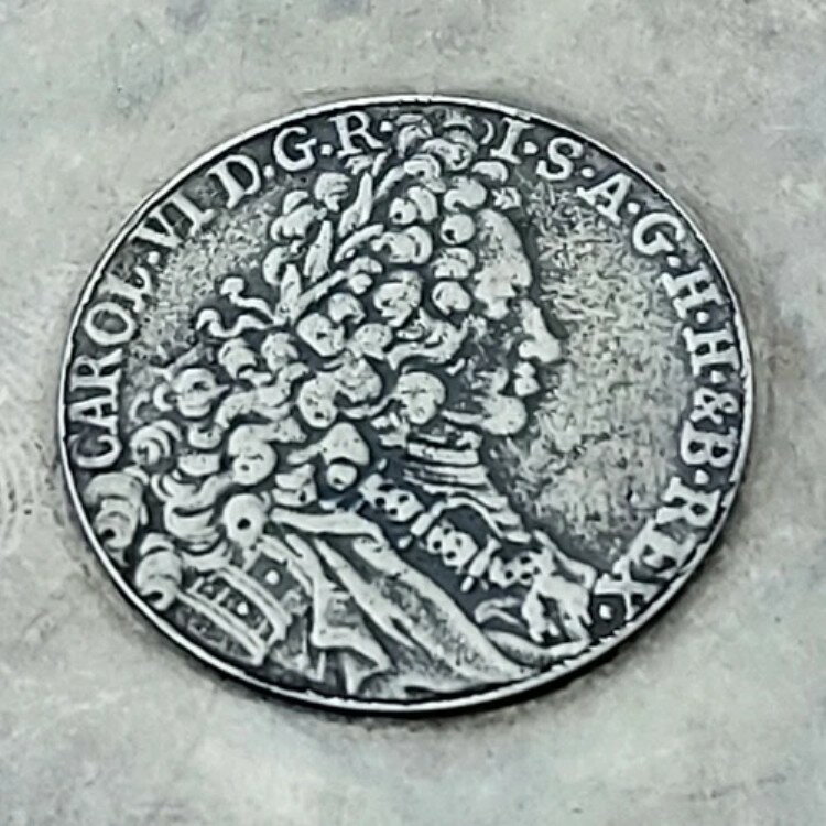 1713年 1/4ターラー スターリングシルバー 小物入れ ボウル 皿 ウィルキンスマーク 希少コイン賞