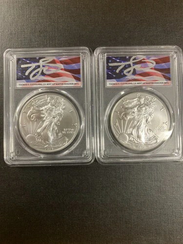2021 PCGS MS70 シルバーイーグル FDOI & 