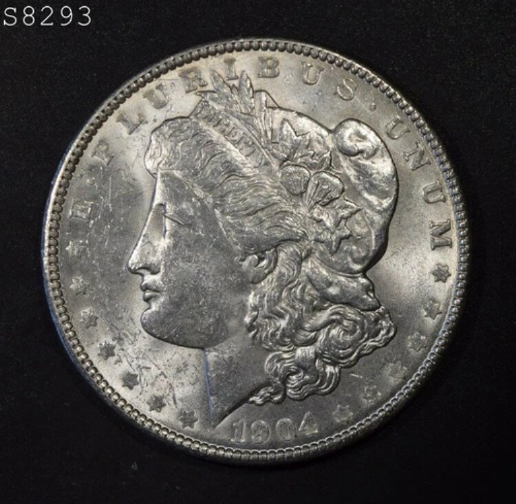 1904年 モルガン銀貨「CH BU」*1点目以降は送料無料*