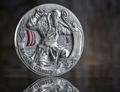 2024年 ラグナル・ロズブローク ヴァルハラへの道 2オンス UHR 純銀貨