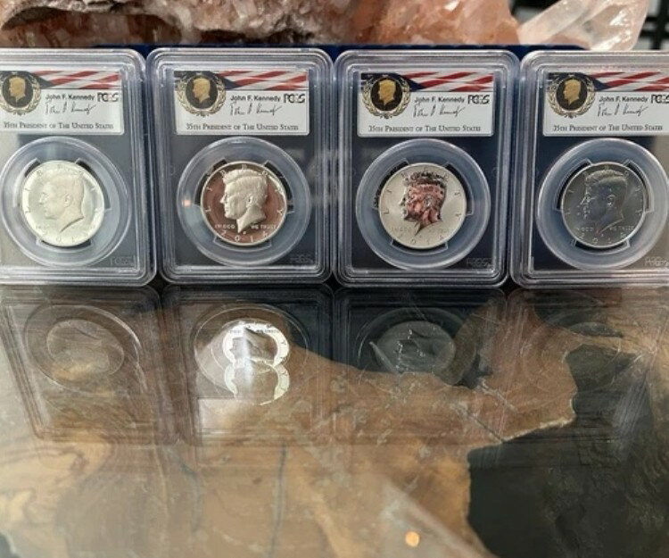 2014-S、W、P、D ケネディ ハーフダラ