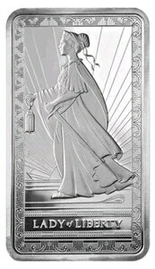 ????PAMP 自由の女神 10オンス 純銀バー 999 新品未開封 造幣局発行