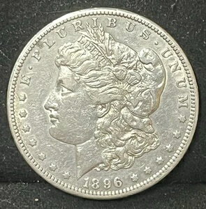 1896-S モルガン銀貨 XF 美しい外観 美