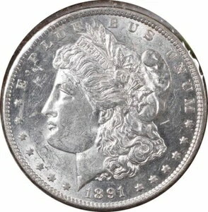 1891-CC VAM 3 モルガン・ダラー スピッティング・イーグル BU 未認定 #940(3)