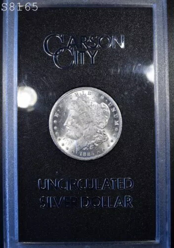 1885-CC *GSA* モルガン銀貨 箱/COAなし "VCH BU" *1点目以降は送料無料*