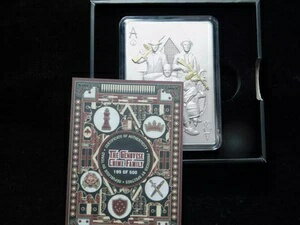 2025年 チャド 五大ファミリー ジェノベーゼ犯罪一家 2オンス 銀メッキコイン