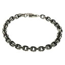 Chrome Hearts ペーパーチェーン シルバーブレスレット 7インチ ジュエリー ユニセックス