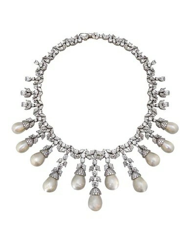 ティアドロップ淡水養殖真珠ネックレス 925スターリングシルバー ウェディングジュエリー