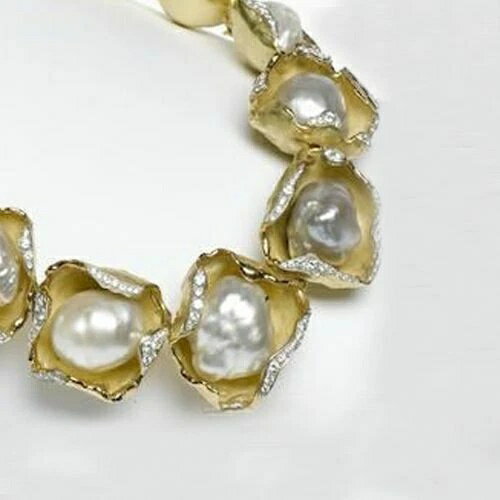 淡水真珠ネックレス 925スターリングシルバー ゴージャスなレディースジュエリー