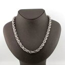 7.5MM シルバー 15.48CTW 天然ダイヤモンド ロープチェーン メンズ 22インチ ネックレス - 65.84g