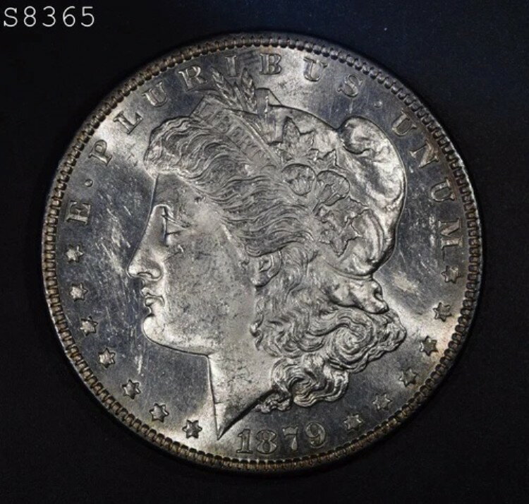 1879年 モルガン銀貨「VCH BU PL」*1点目以降は送料無料*