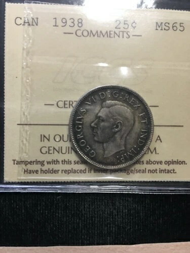 1938ǯ ICCS 졼ɥʥ25ȡ**MS-65**