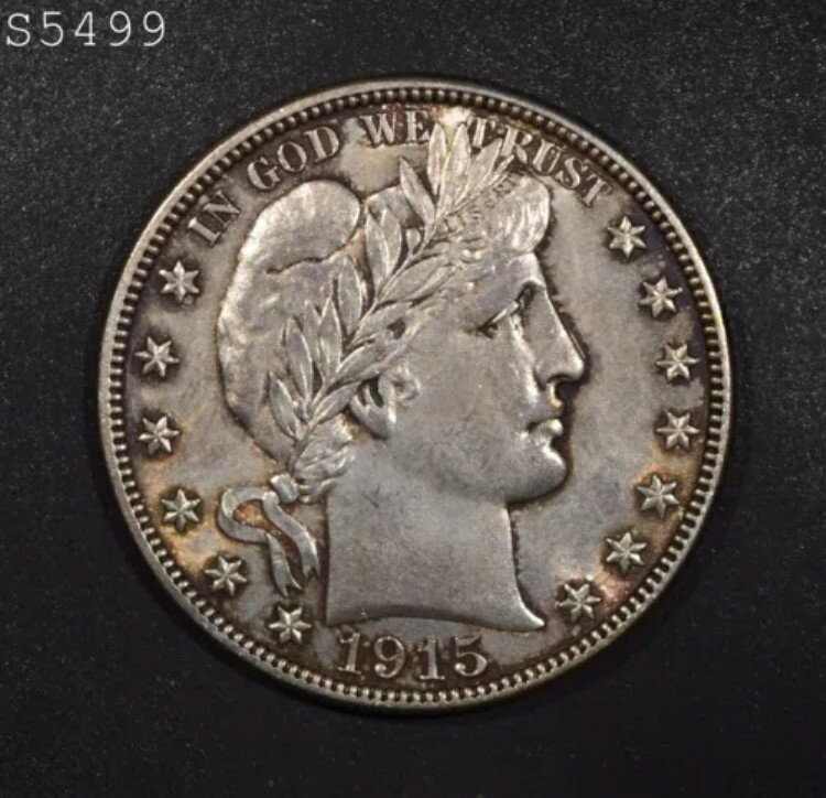 1915-S バーバー ハーフダラー「チョイス BU」*1点目以降は送料無料*