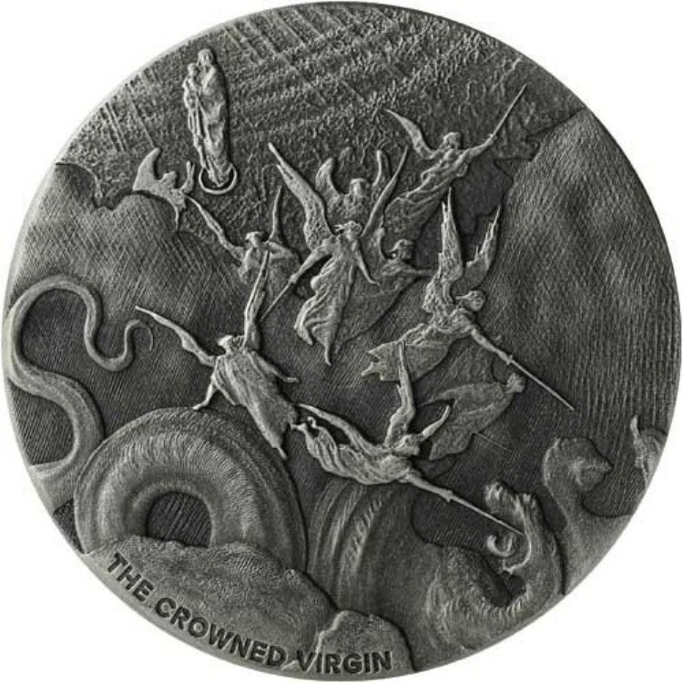 2019年 2オンス 戴冠聖母聖書銀貨シリーズ（新品）