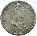 1821 Ga FS MEXICO 8レアル銀貨 スペイン国王フェルディナンド7世 i118035