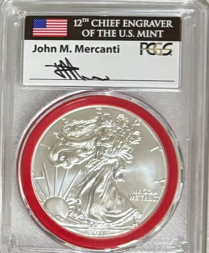 2011 S シルバーイーグル PCGS MS70 マー