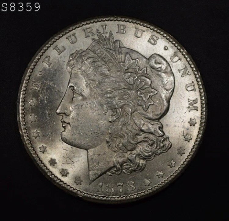 1878-CC モルガン銀貨「VCH BU」*1点目以降は送料無料*