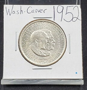 1952年 P ジョージ・ワシントン・カーバー シルバー 50セント ハーフドル 記念品 CHOICE BU