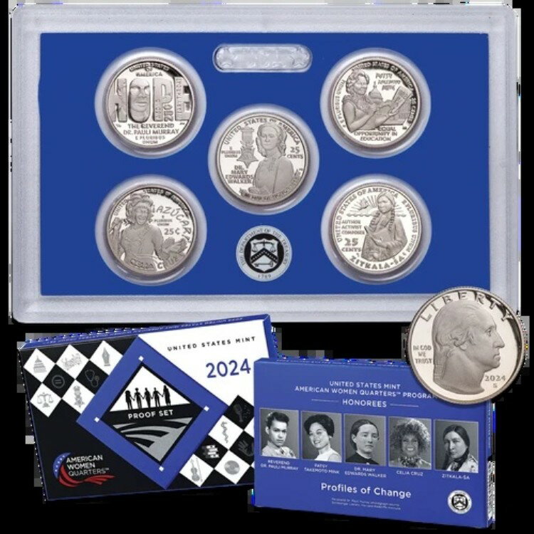 2024-S レディース 25セント プルーフセット (5)