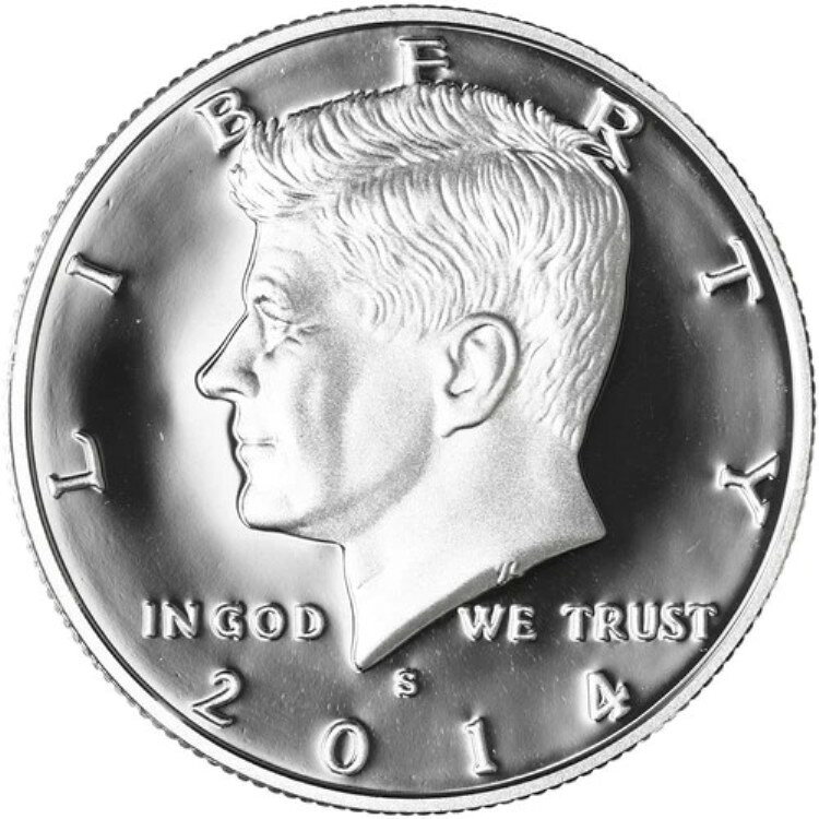 2014年 S ケネディ ハーフダラー ジェム DCam プルーフ 90% シルバー(3)