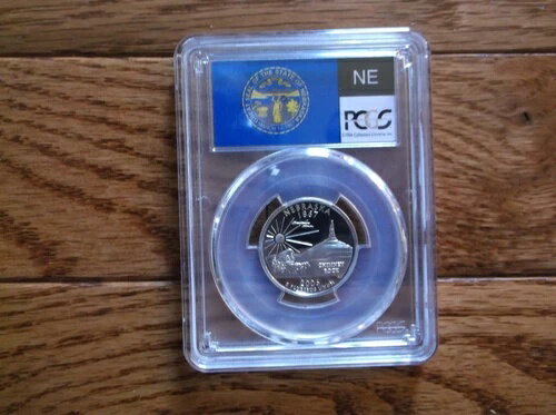 2006 S 25C シルバー ネブラスカ クォーター PCGS PR70DCAM FLAG