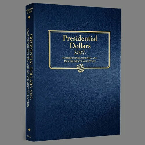 ホイットマン米国大統領ドル硬貨アルバム 2007-2016 P & D Mints #2227